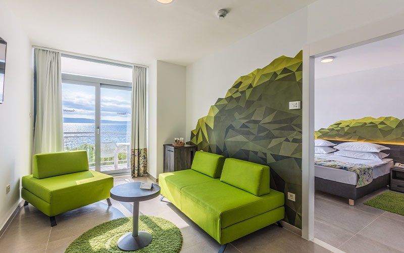 Zimmer Bluesun Hotel Alga, Tucepi Beach an der Riviera von Makarska