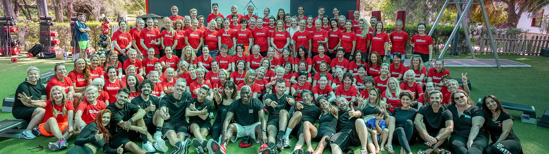 Aerobic & Fitness Week Gruppenfoto Banner